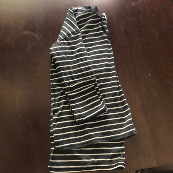 American Eagle Navy with White stripes hoodie. - Picture 2 of 3